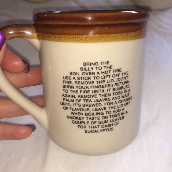 Set of 4 vintage 70s western mugs - Picture 2 of 6